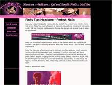 Tablet Screenshot of pinkytips.com